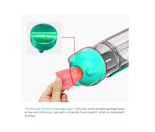 BOTELLA 3 EN 1 PARA MASCOTA